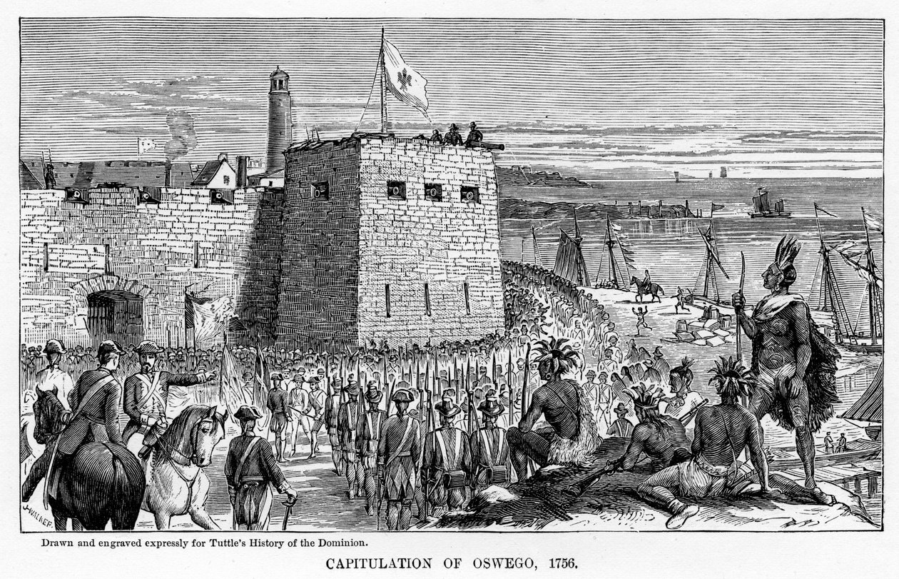 ओस्वेगो का कैपिटलाइज़ेशन, 1756, 1877 द्वारा अज्ञात