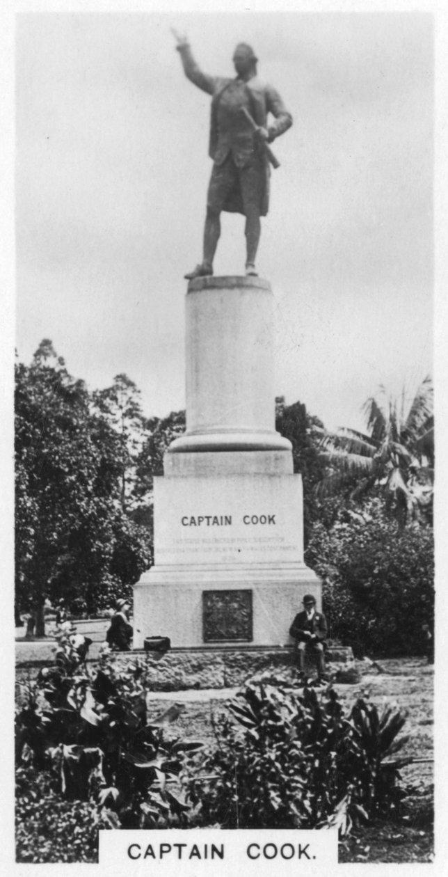 कप्तान कुक प्रतिमा, ऑस्ट्रेलिया, 1928 द्वारा अज्ञात