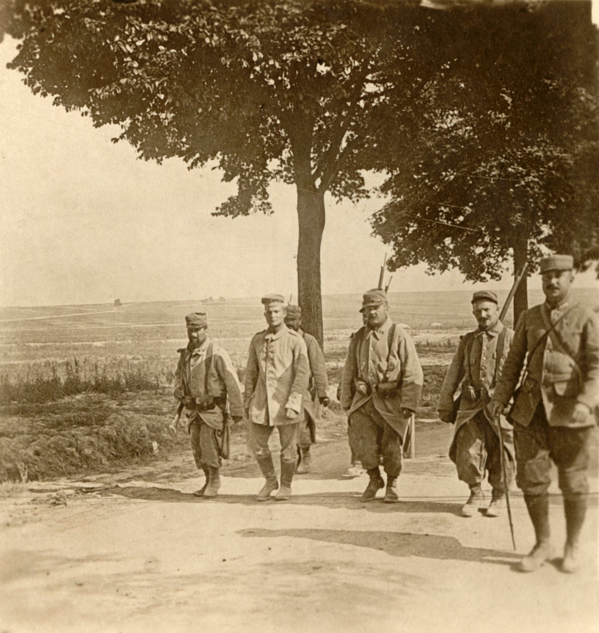 कब्जा कर लिया जर्मन शार्पशूटर, शैम्पेन, उत्तरी फ्रांस, c1914-c1918 द्वारा अज्ञात