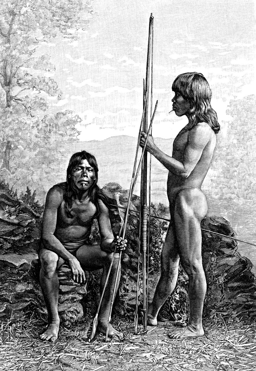Caraya Indians, South America, 1895 द्वारा अज्ञात