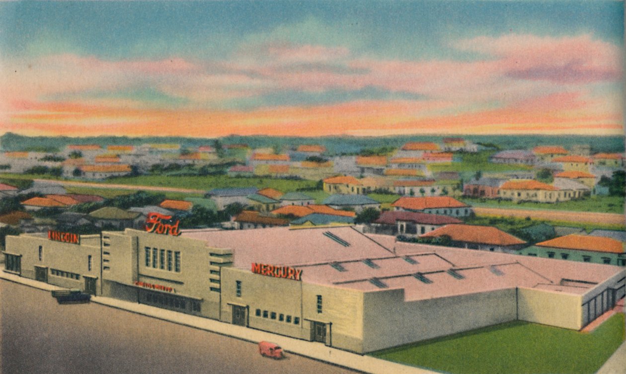 कार्लोस डीप्पा बिल्डिंग, फोर्ड, मर्करी, लिंकन सर्विस, बैरेंक्विला, c1940s द्वारा अज्ञात