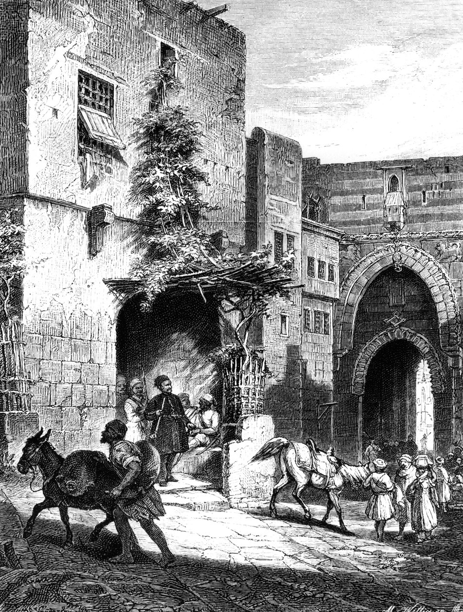 1880 में काहिरा के गढ़ में मामेलुकेस को ले जाना द्वारा अज्ञात
