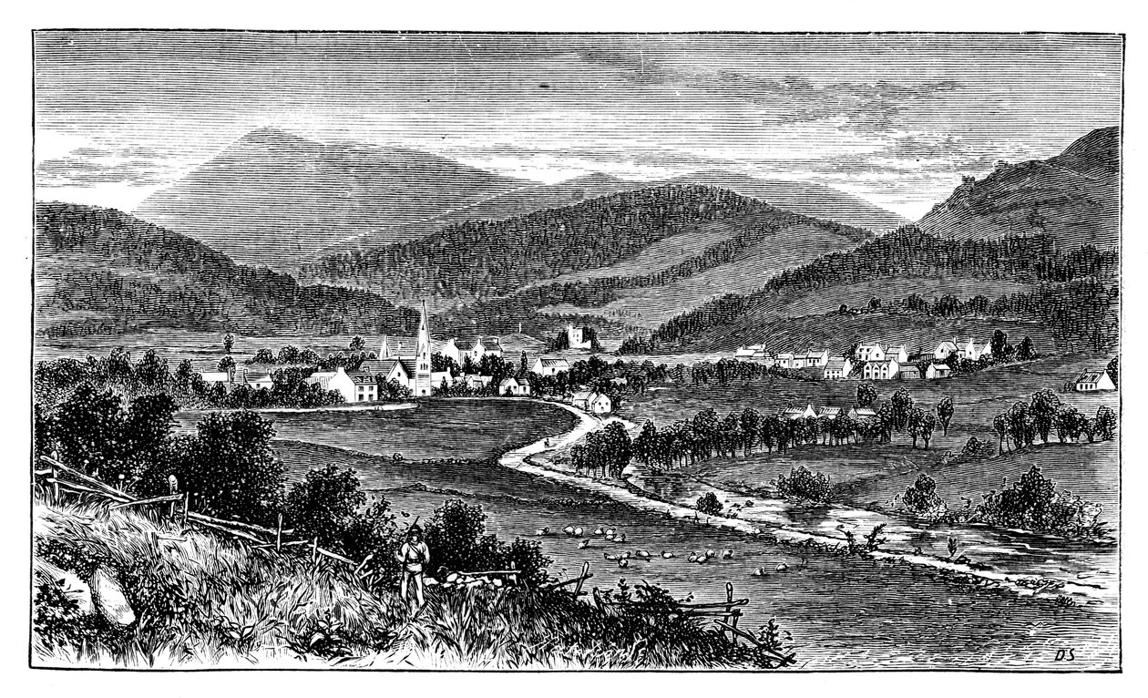 कास्टरटन ऑफ ब्रेमर, स्कॉटलैंड, c1888 द्वारा अज्ञात