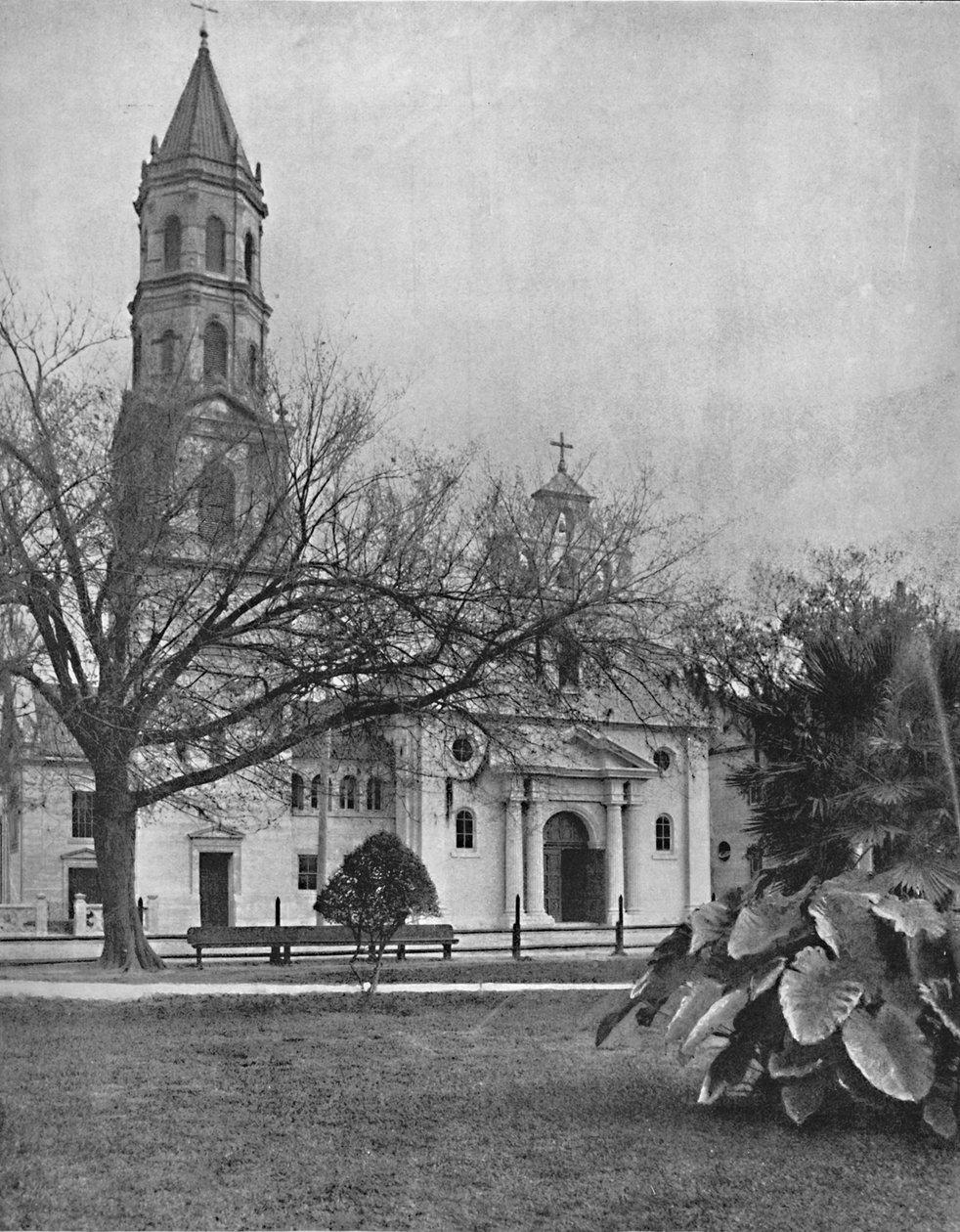 कैथेड्रल ऑफ़ सेंट ऑगस्टीन, फ्लोरिडा, c1897। द्वारा अज्ञात