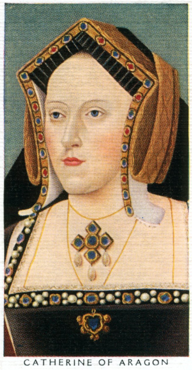 हेनरी अष्टम की पहली पत्नी, C15 की कैथरीन, 20 वीं शताब्दी की शुरुआत में c1530 थी द्वारा अज्ञात