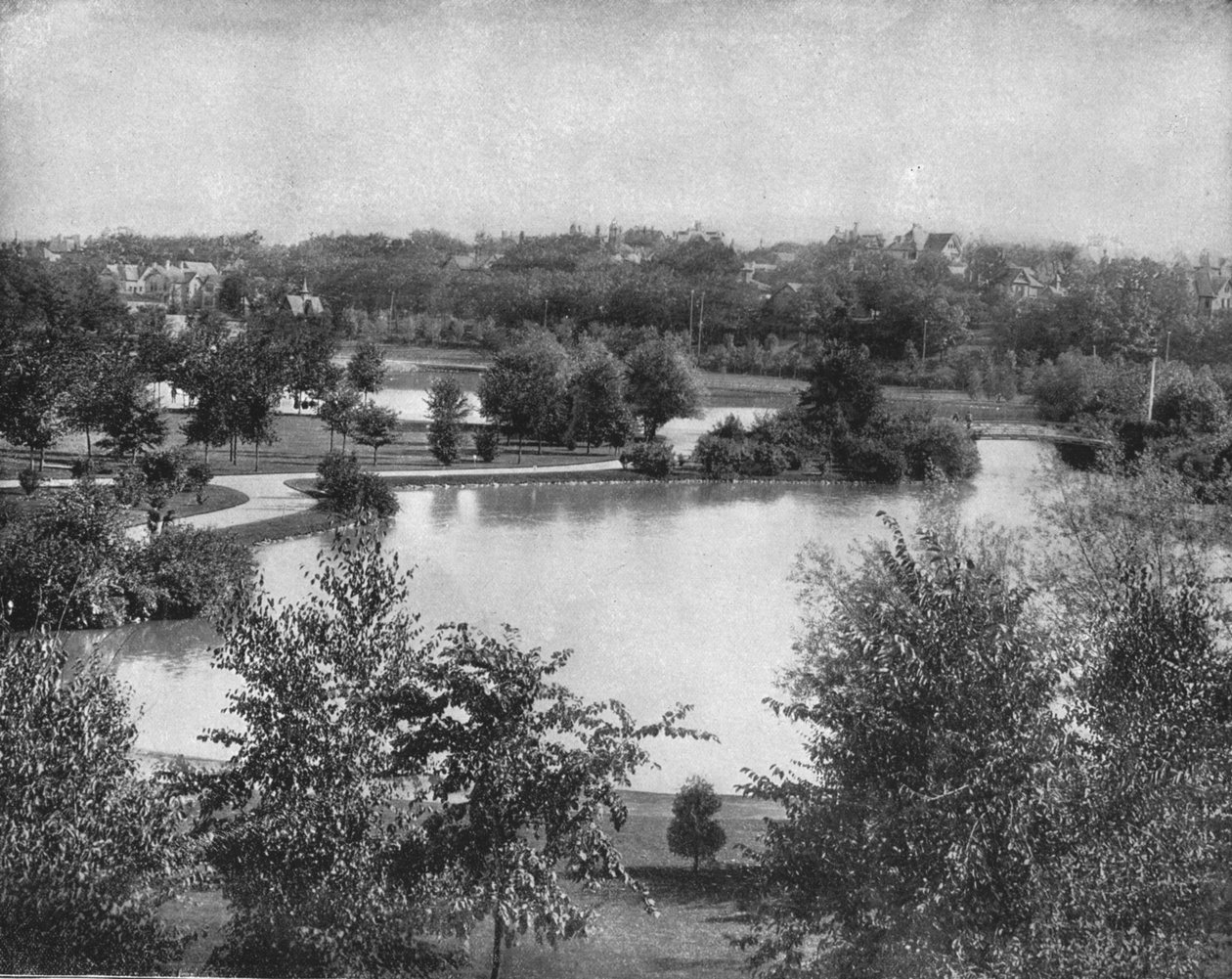 सेंट्रल पार्क, मिनियापोलिस, मिनेसोटा, संयुक्त राज्य अमेरिका, c1900। द्वारा अज्ञात