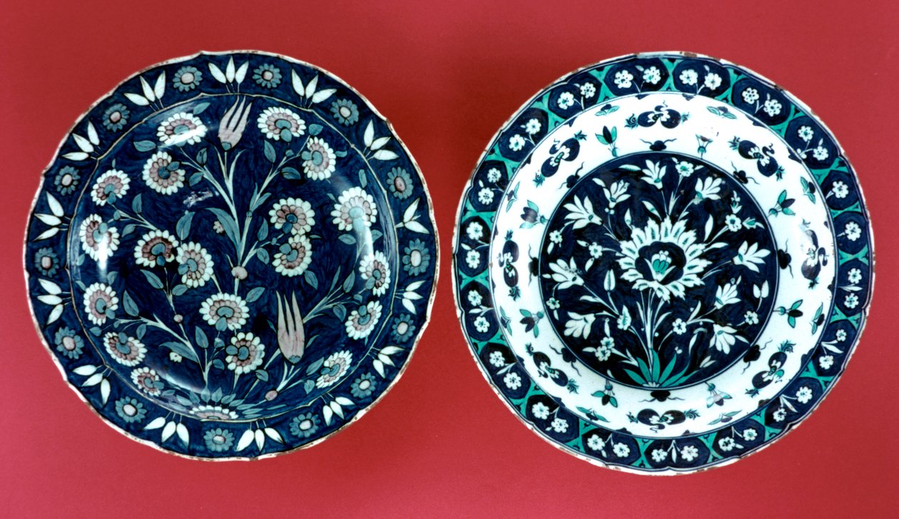 सिरेमिक प्लेट्स, c16th सेंचुरी द्वारा अज्ञात