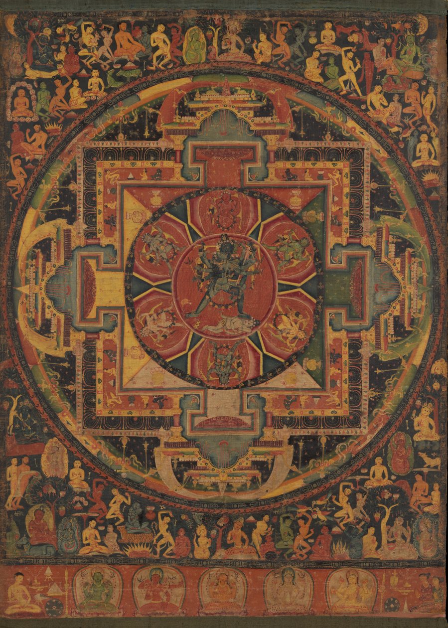 Chakrasamvara Mandala, ca. 1100.  द्वारा अज्ञात