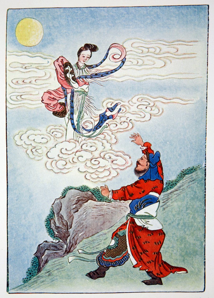 चांग'ए, चंद्रमा की चीनी देवी, 1922 द्वारा अज्ञात