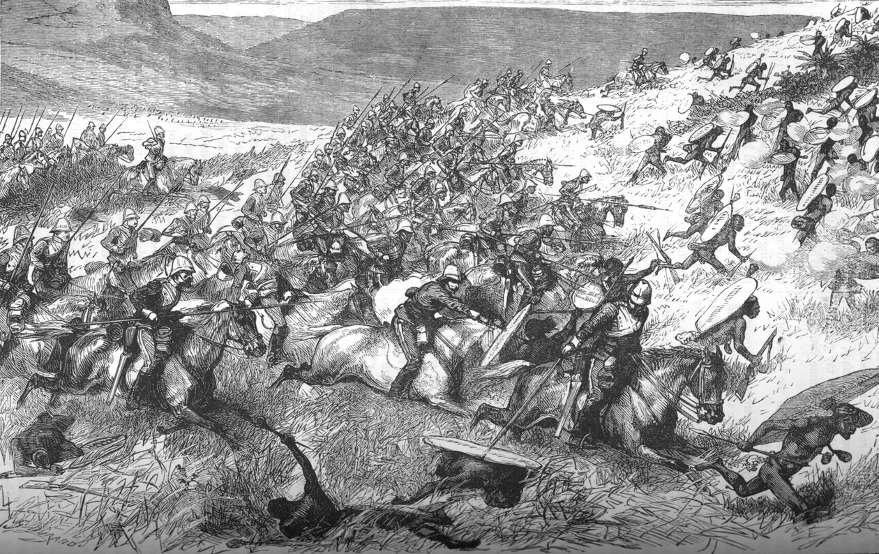 उलुंडी में सत्रहवें लांसर्स का प्रभार, 1879, सी 1880 द्वारा अज्ञात