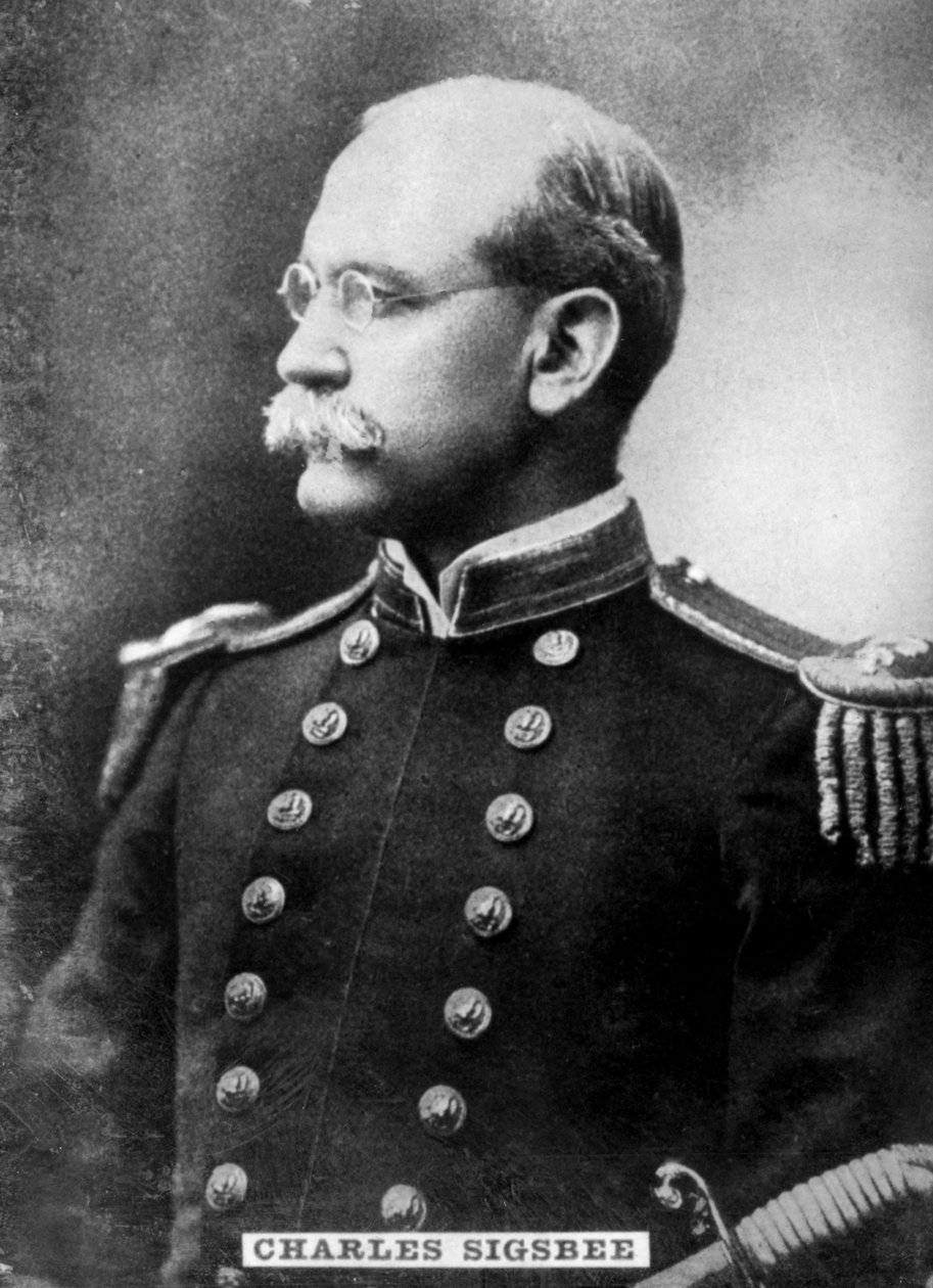 चार्ल्स ड्वाइट सिग्सबी 1845-1923, यूनाइटेड स्टेट्स नेवी में रियर एडमिरल, c1910 द्वारा अज्ञात