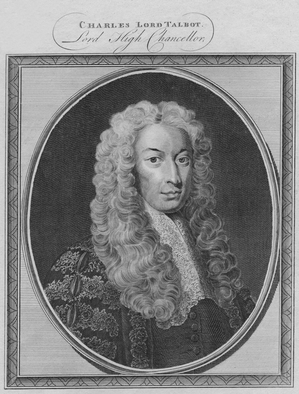 चार्ल्स लॉर्ड टैलबोट, लॉर्ड हाई चांसलर, 1786। द्वारा अज्ञात