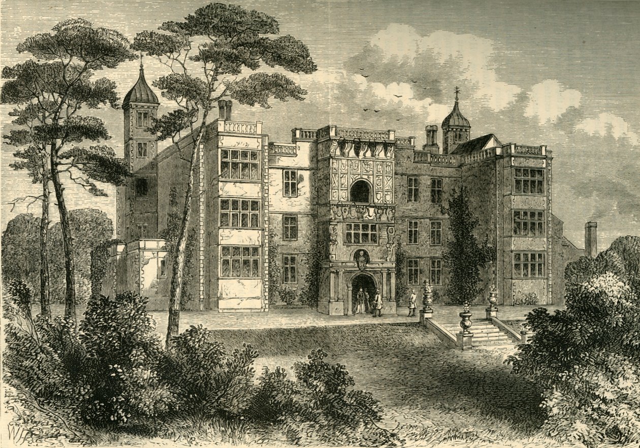 1845 में चार्लटन हाउस, c1878। द्वारा अज्ञात