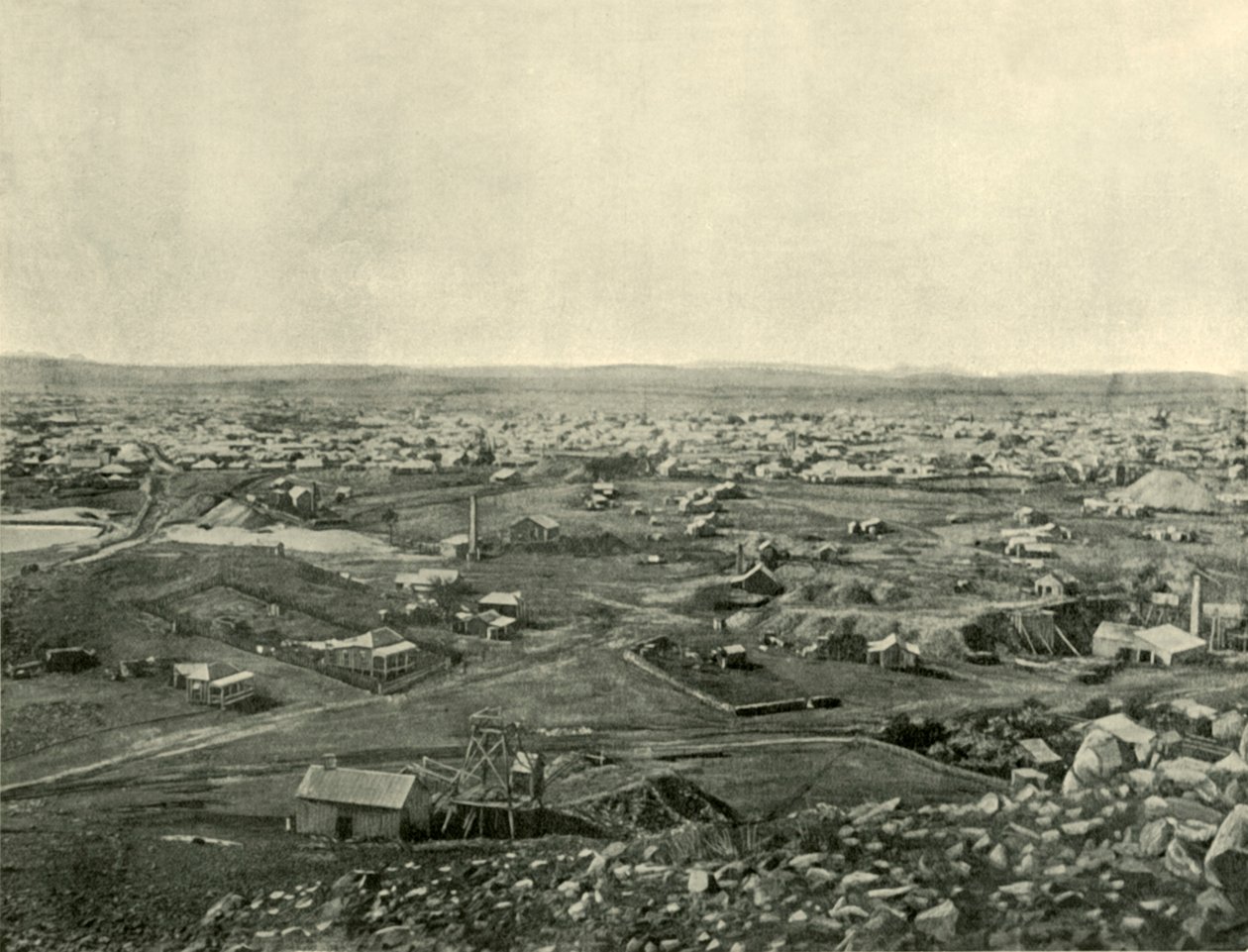 चार्टर्स टावर्स गोल्डफील्ड, 1901। द्वारा अज्ञात