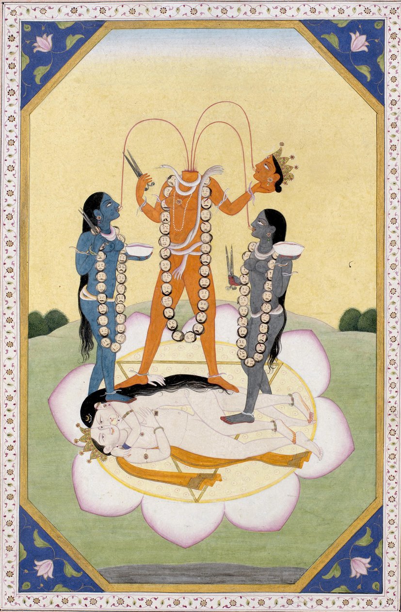 छिन्नमस्ता, स। 1800 द्वारा अज्ञात