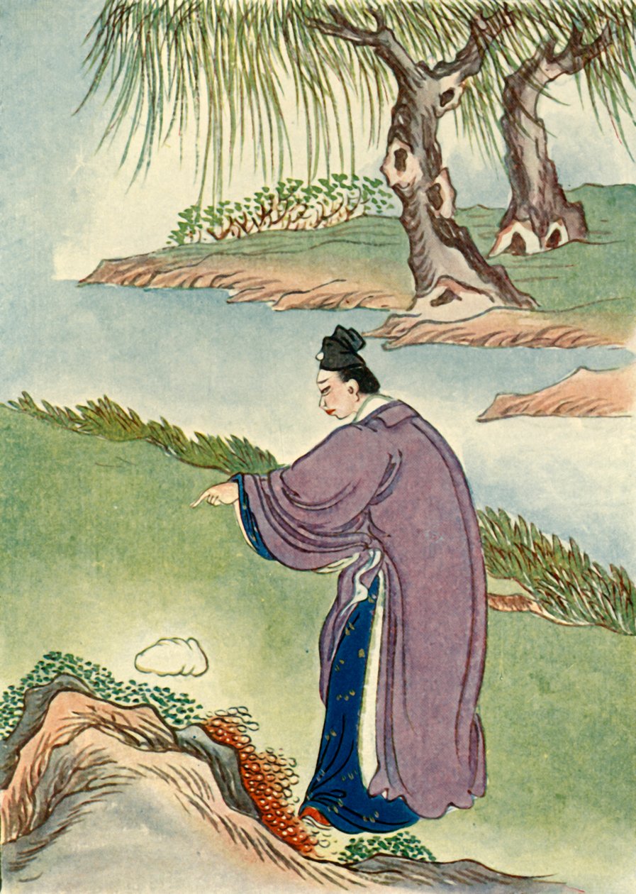 चिया त्ज़ु-लुंग फाइंड द स्टोन, 1922। द्वारा अज्ञात