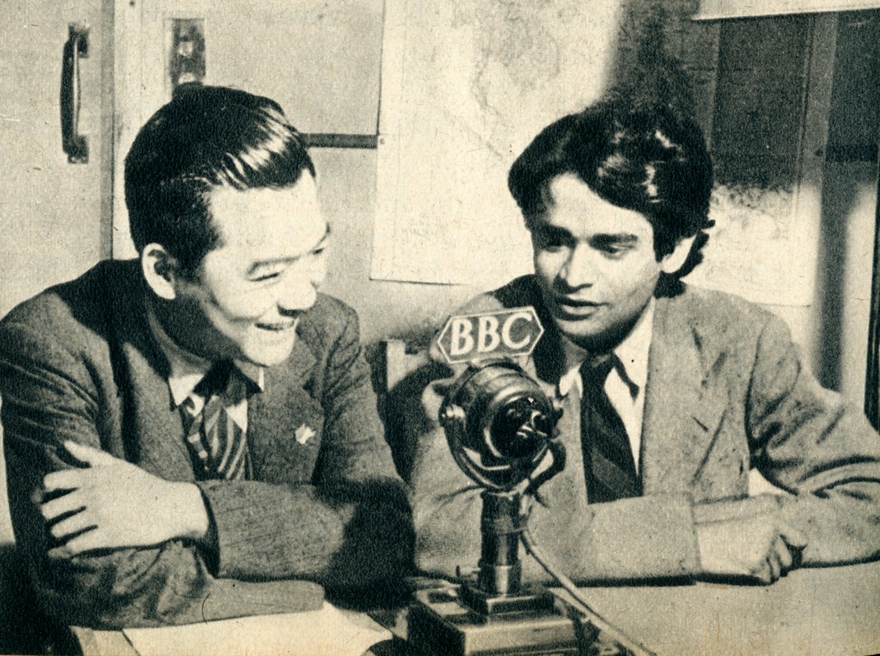 चीन ने लंदन में सीलोन से मुलाकात की - ह्सियाओ चिएन और जेएम तम्बिमुट्टू, 1942 द्वारा अज्ञात
