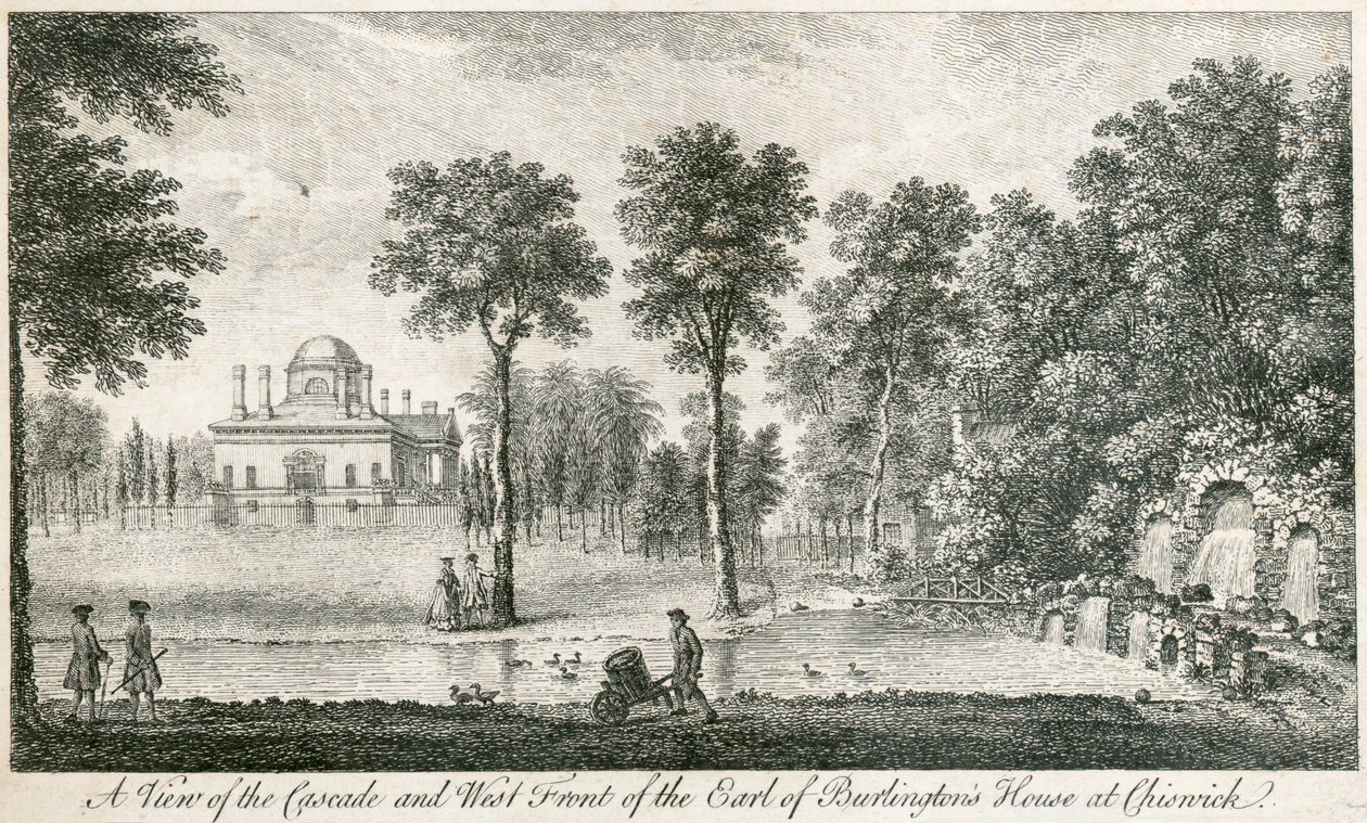 चिसविक हाउस, हाउंस्लो, लंदन, 1750 द्वारा अज्ञात