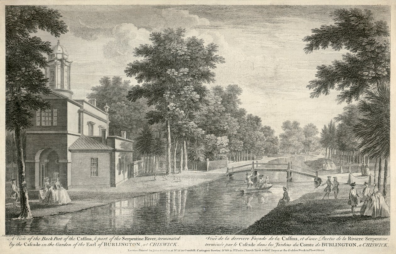 चिसविक हाउस, हाउंस्लो, लंदन, 1750 द्वारा अज्ञात