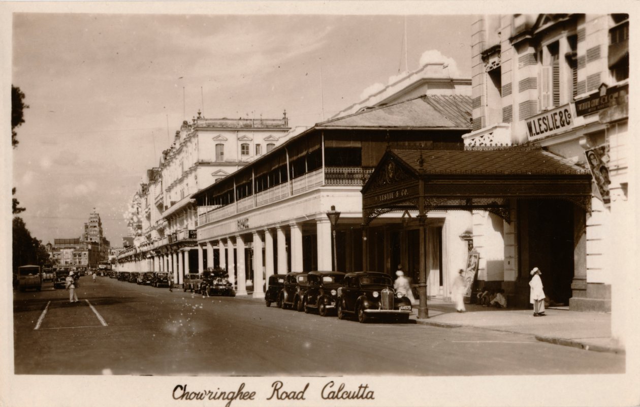 चौरंगी रोड, कलकत्ता, c1940 द्वारा अज्ञात