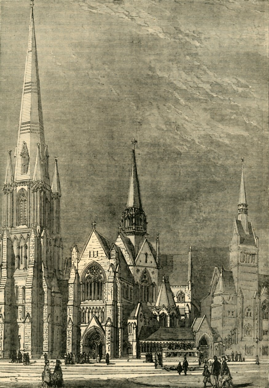 क्राइस्ट चर्च, वेस्टमिंस्टर ब्रिज रोड, c1878। द्वारा अज्ञात