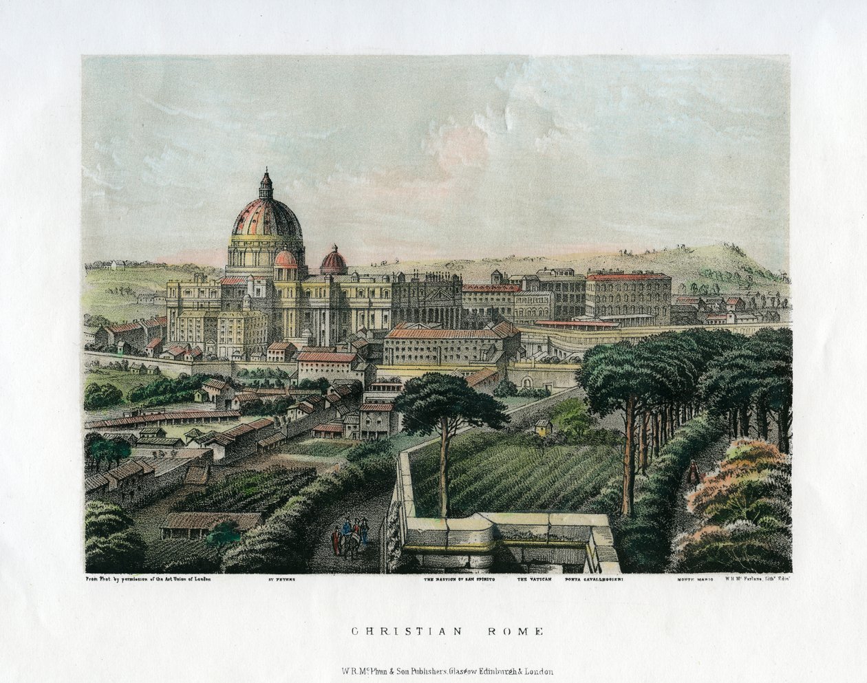 क्रिश्चियन रोम, इटली, c1865 द्वारा अज्ञात