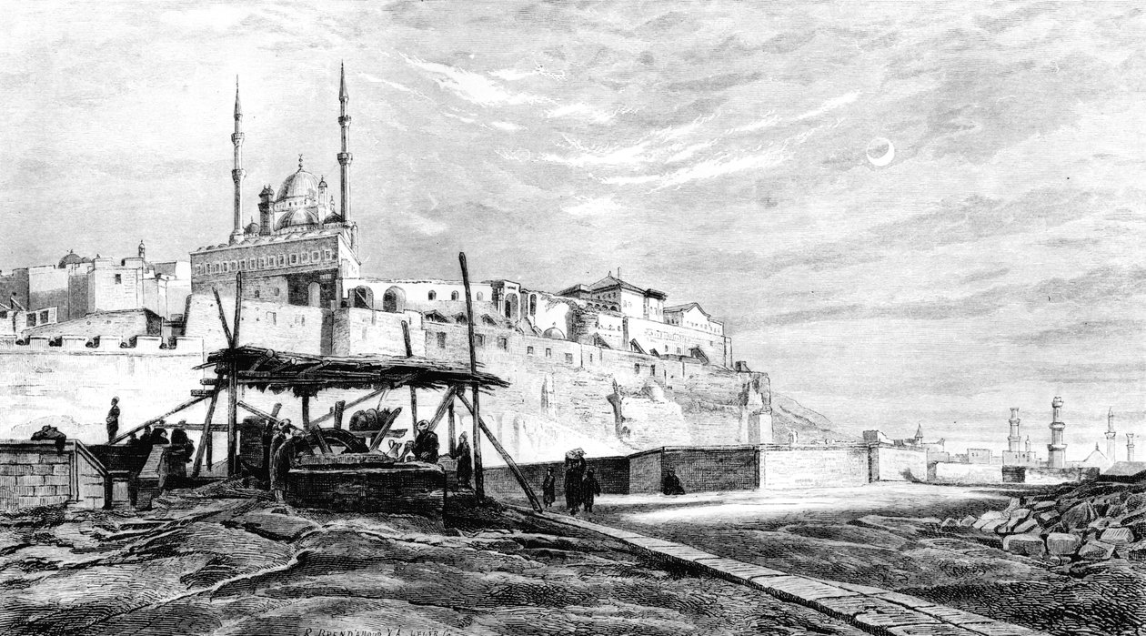 काहिरा, मिस्र का गढ़, 1880 द्वारा अज्ञात