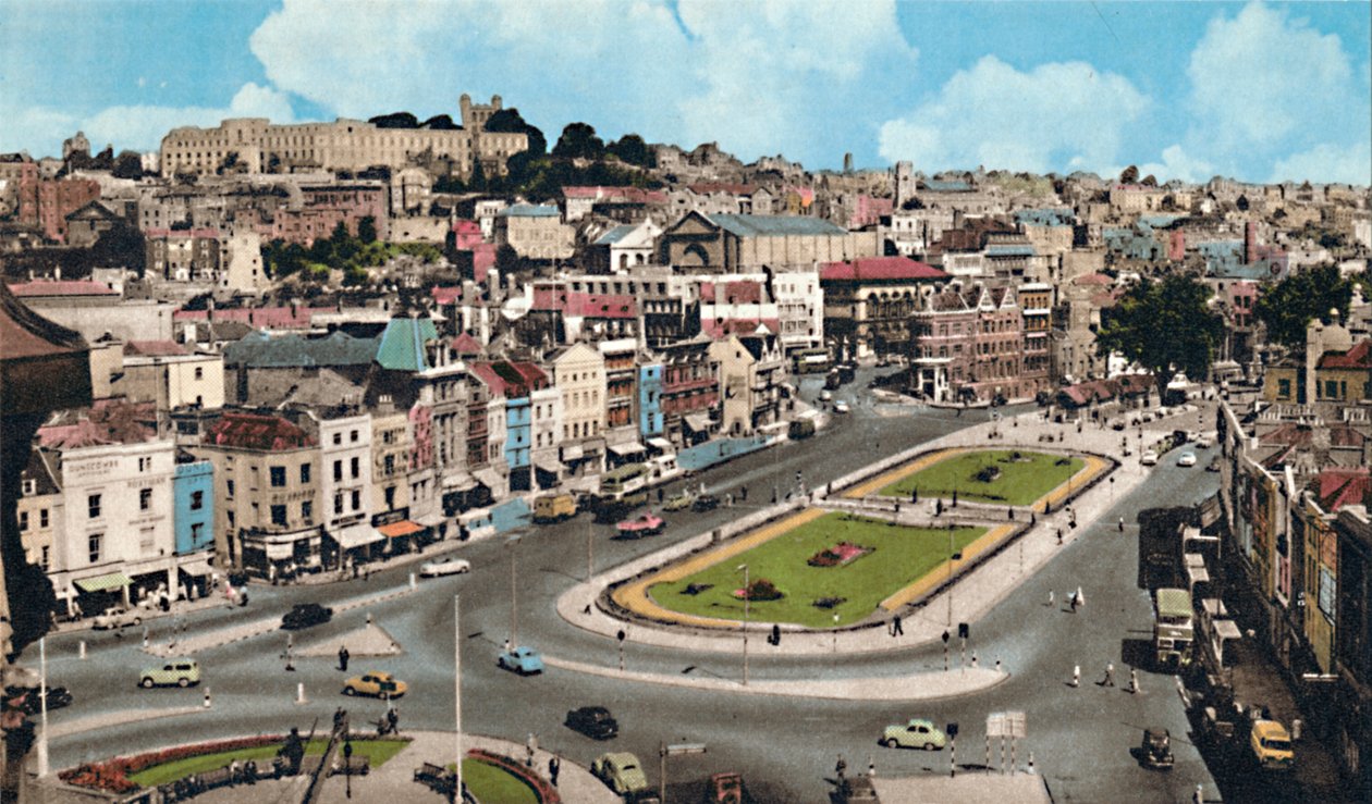 सिटी सेंटर, ब्रिस्टल, c1940s द्वारा अज्ञात