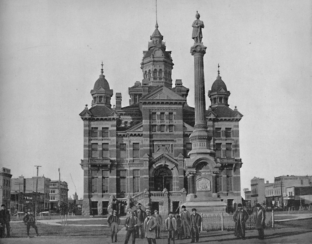 सिटी हॉल, विन्निपेग, मैनिटोबा, सी 1897। द्वारा अज्ञात