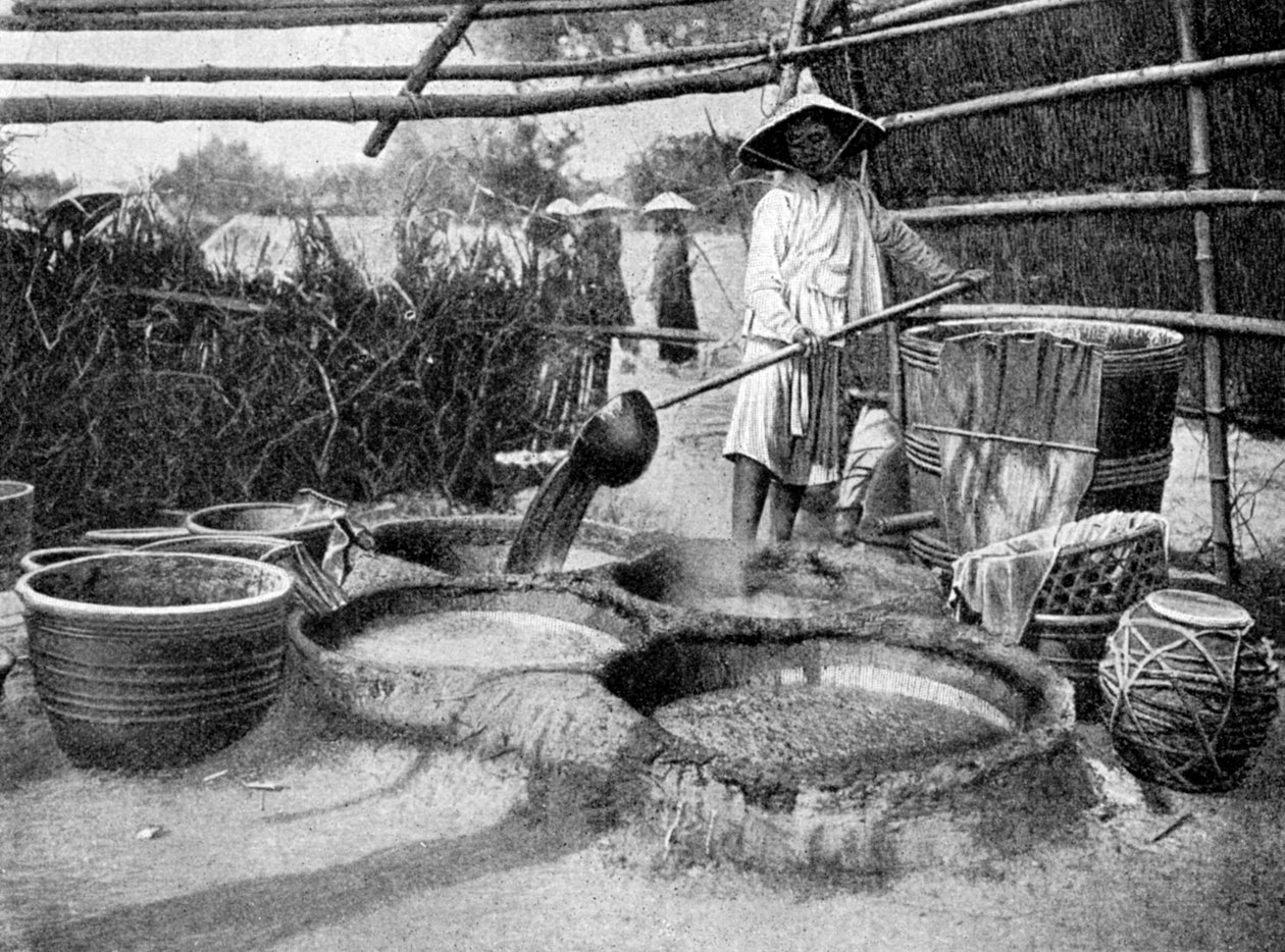 क्लेरीफाइंग गन्ना जूस, अन्नाम, वियतनाम, 1922 द्वारा अज्ञात