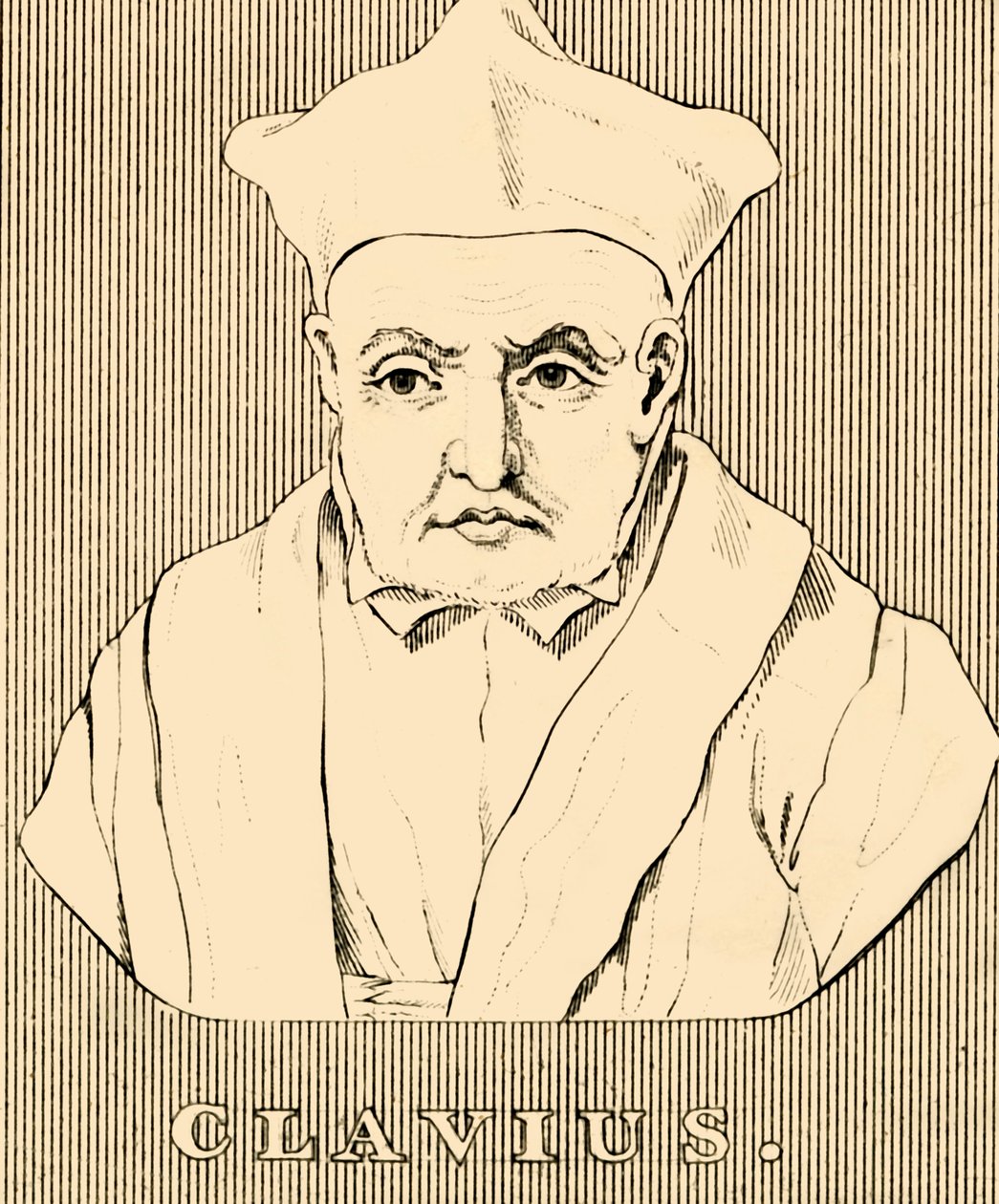 क्लैविस, 1538-1612, 1830। द्वारा अज्ञात