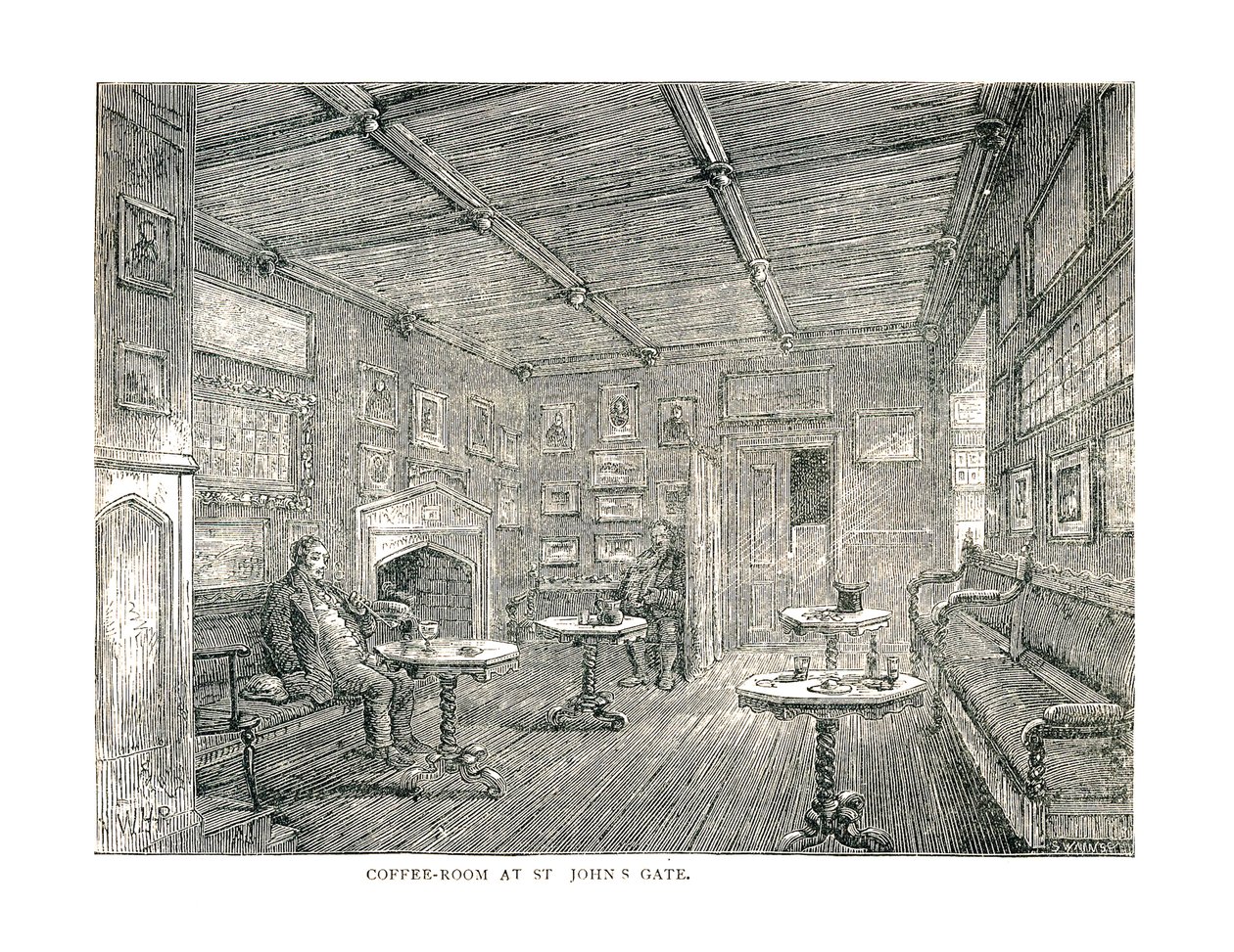 सेंट जोंस गेट, 1878 में कॉफी-रूम द्वारा अज्ञात