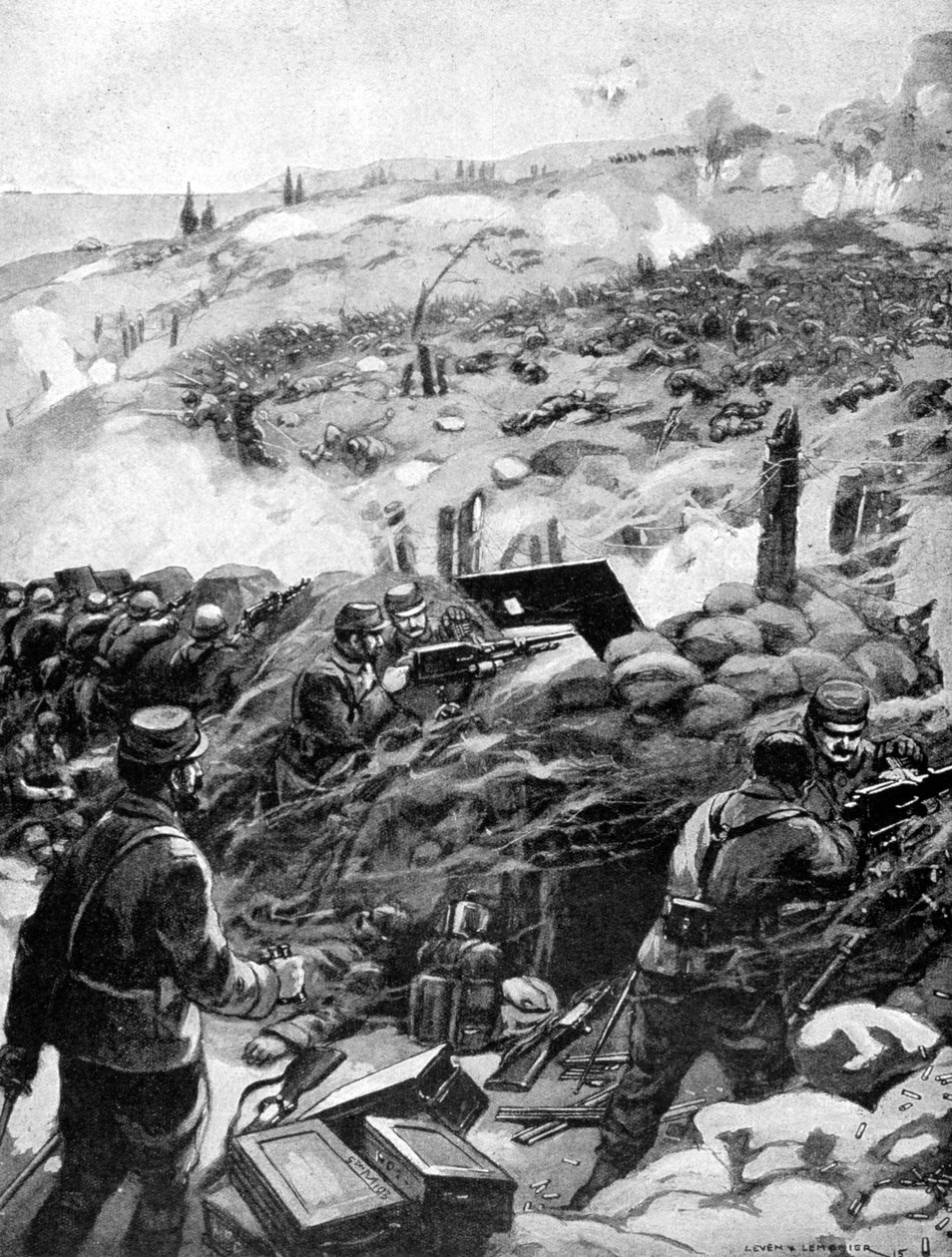 दारानडेलस, अची बाबा, 1915 में मुकाबला द्वारा अज्ञात