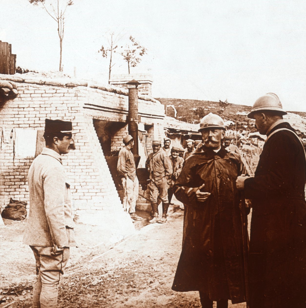 कमांड पोस्ट, शैम्पेन, उत्तरी फ्रांस, c1914-c1918 द्वारा अज्ञात