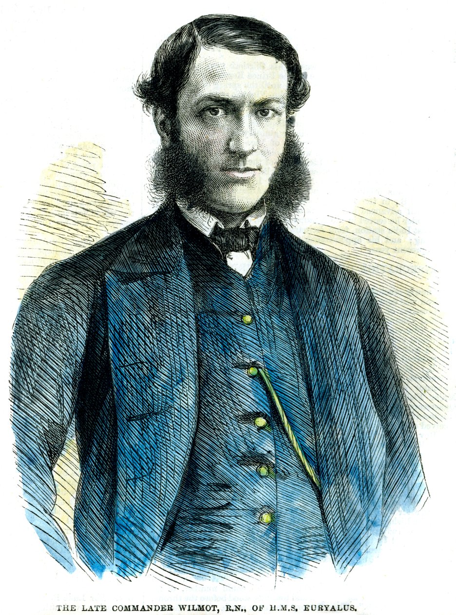 कमांडर विल्मोट, एचएमएस एरियलस, 1863 के द्वारा अज्ञात