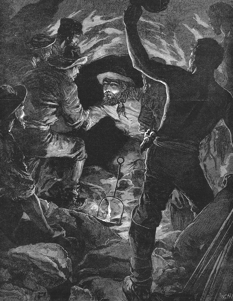 आल्प्स, 1880 के नीचे सेंट गोथर्ड सुरंग का समापन द्वारा अज्ञात