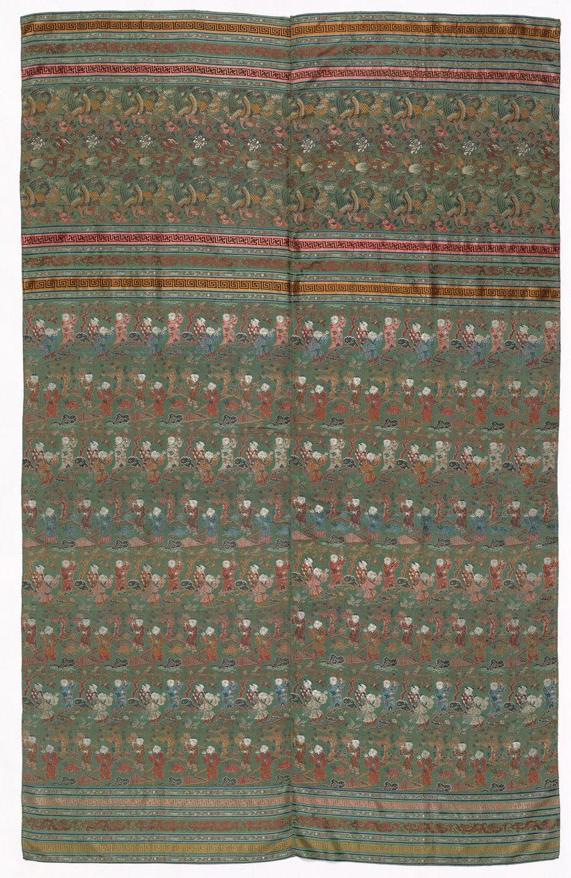यौगिक कपड़ा बुनें, 1800s। द्वारा अज्ञात