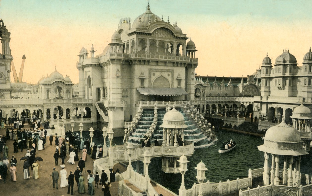 कांग्रेस हॉल, कोरोनेशन प्रदर्शनी, लंदन, 1911। द्वारा अज्ञात