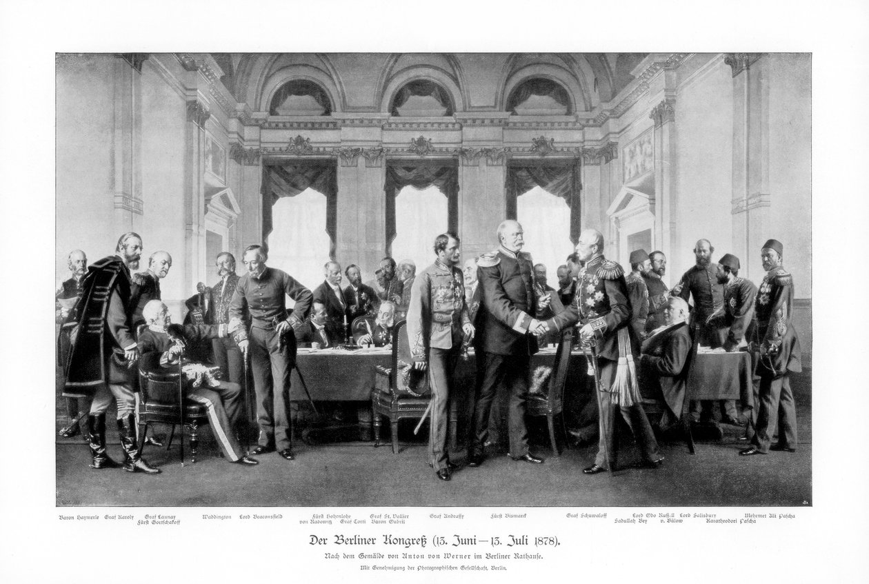 बर्लिन की कांग्रेस जून 13-जुलाई 13, 1878, 1900 द्वारा अज्ञात