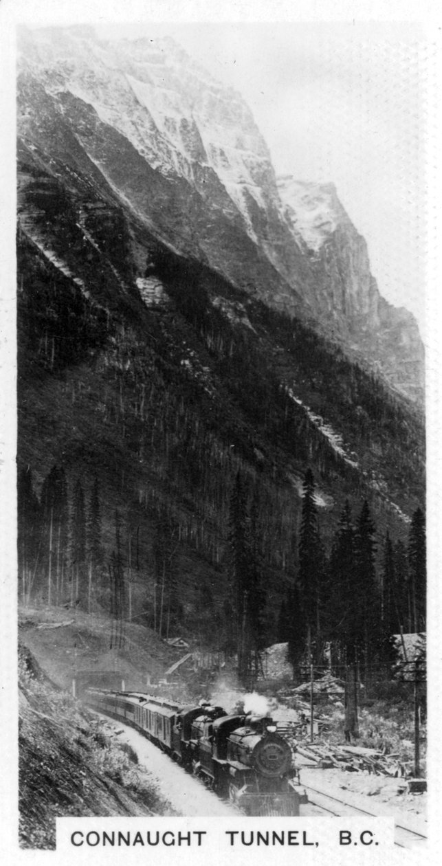कनॉट टनल, ब्रिटिश कोलंबिया, कनाडा, c1920s द्वारा अज्ञात