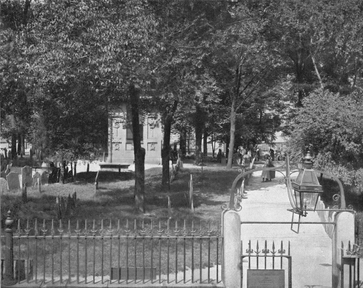 कोप्स हिल सिमेट्री, बोस्टन, यूएसए, c1900। द्वारा अज्ञात