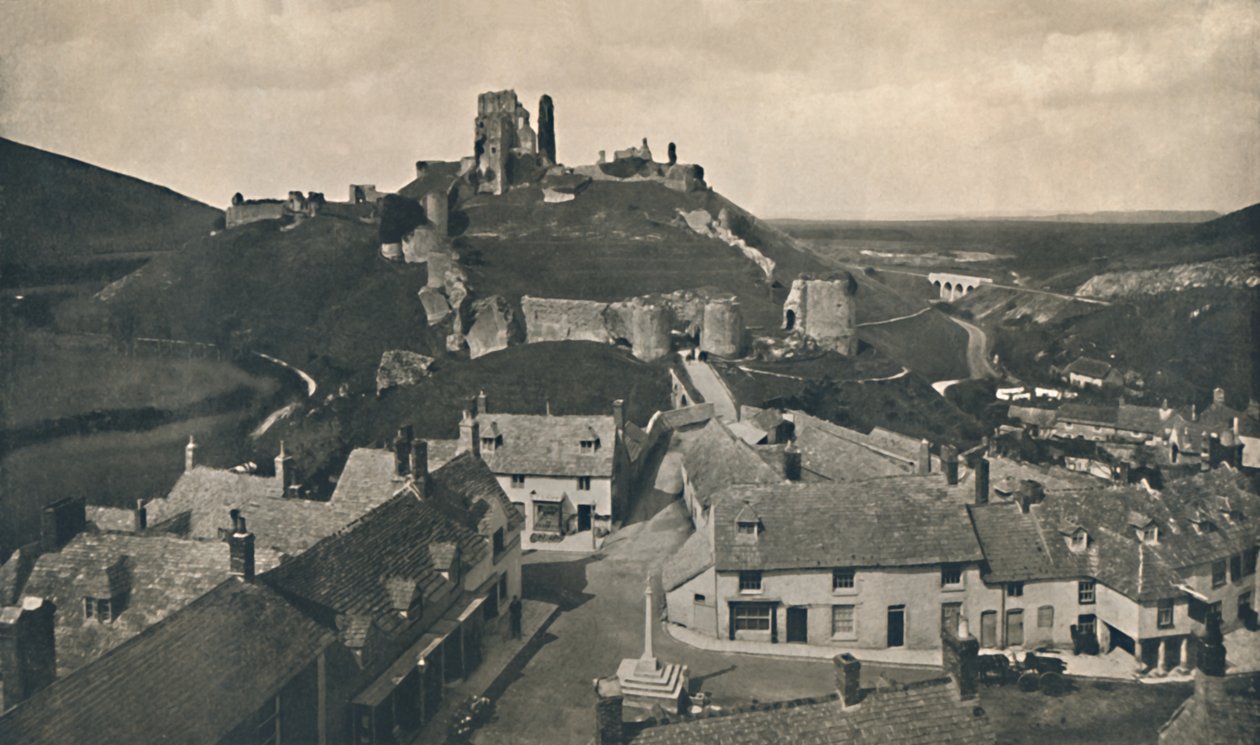 कॉर्फ़ कैसल, डोरसेट, सी 1910 द्वारा अज्ञात