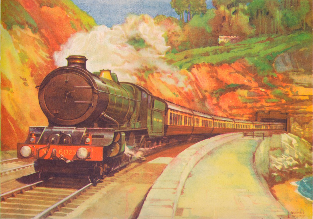 डोरिश के पास कोर्निश रिवर लिमिटेड, जीडब्ल्यूआर, 1940 द्वारा अज्ञात