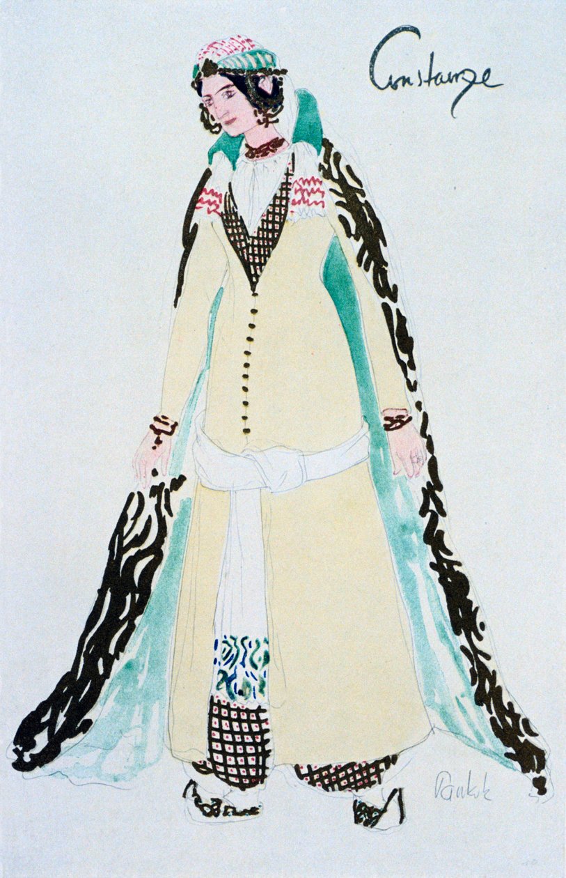 कॉन्सटेज़ के लिए पोशाक, c1913 द्वारा अज्ञात