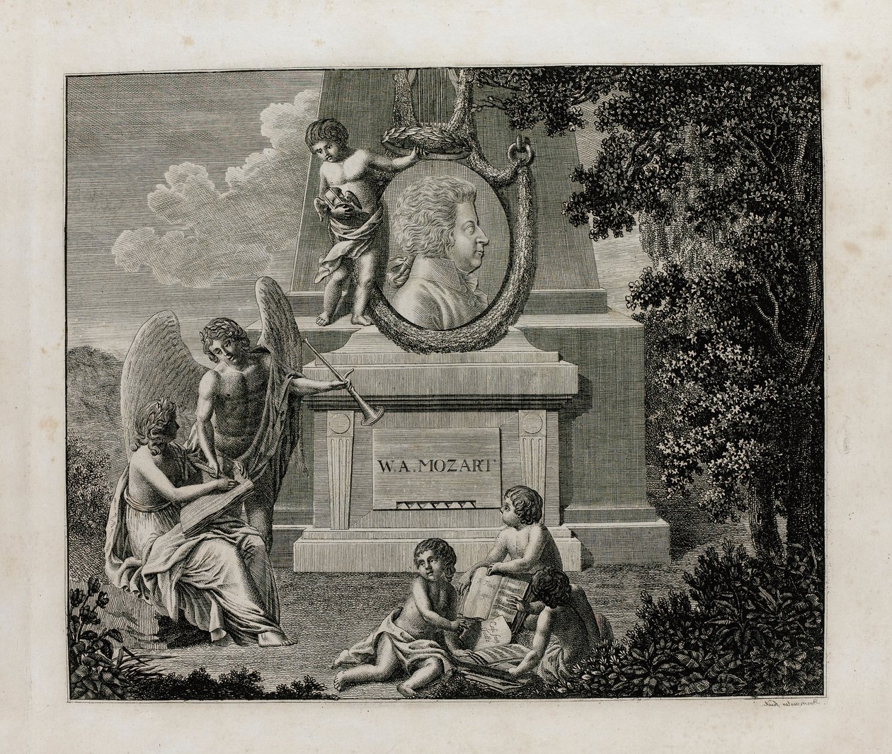 WA Mozart, 1794 द्वारा ओपेरा Così fan tutte के मुखर स्कोर के पहले संस्करण का कवर। द्वारा अज्ञात
