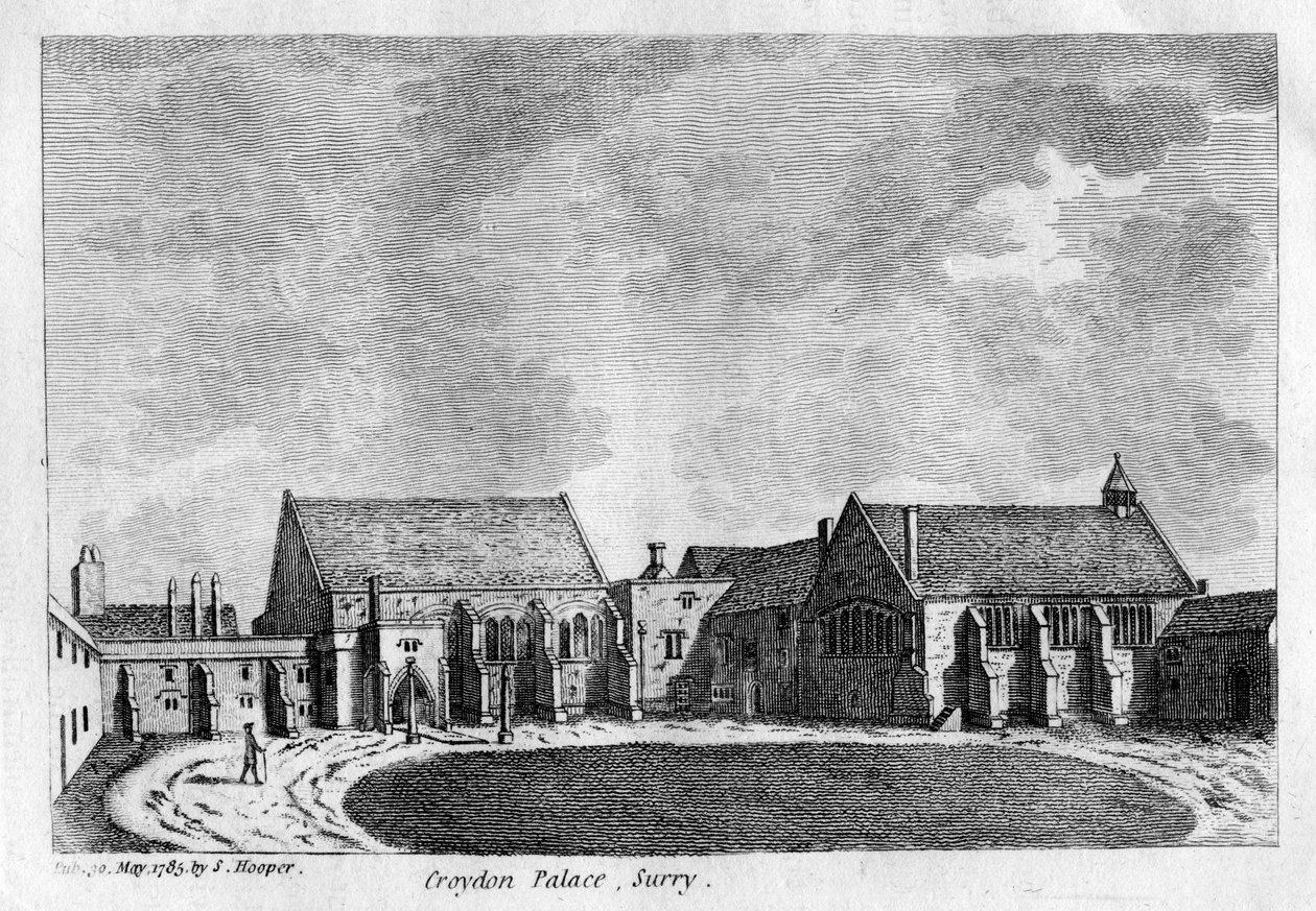 क्रॉयडन पैलेस, सरे, 1785 द्वारा अज्ञात