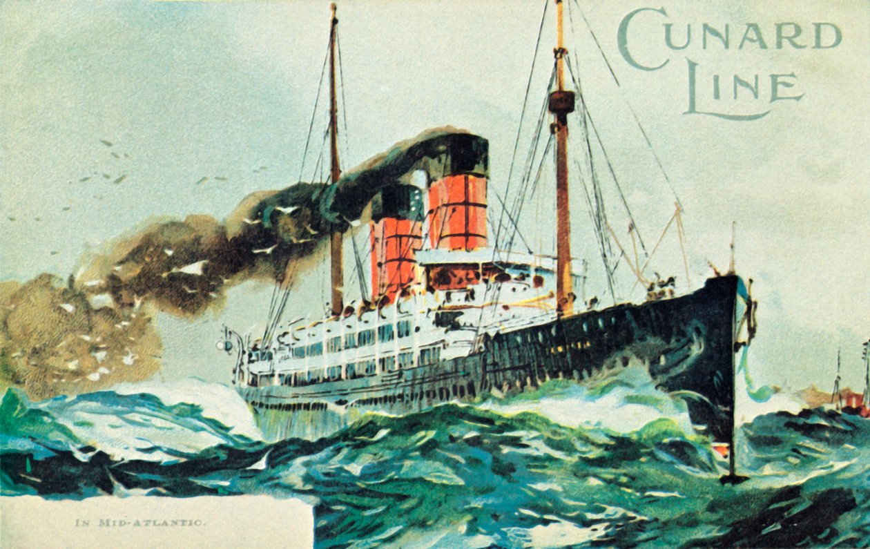 Cunard Line, In-Atlantic, c1900। द्वारा अज्ञात