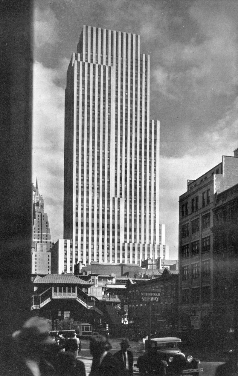 डेली न्यूज बिल्डिंग, न्यूयॉर्क सिटी, 1933 द्वारा अज्ञात