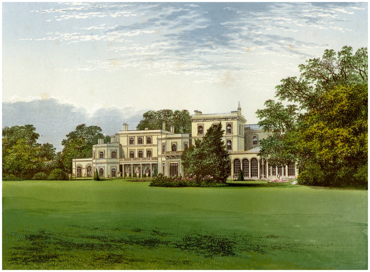 Danesfield House, बकिंघमशायर, स्कॉट-मरे परिवार का घर, c1880 द्वारा अज्ञात