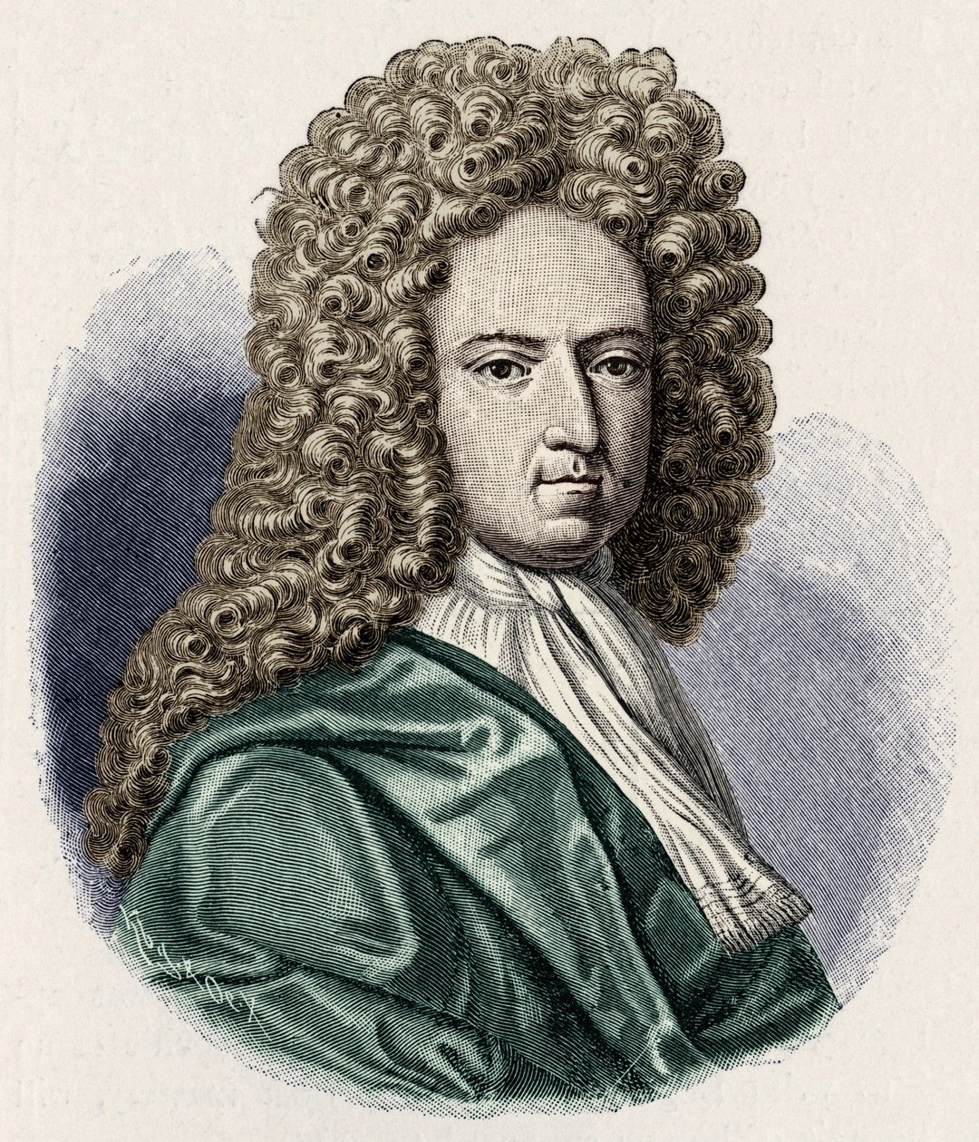डैनियल डिफो - पोर्ट्रेट। अंग्रेजी लेखक और पत्रकार 1660-1731 द्वारा अज्ञात